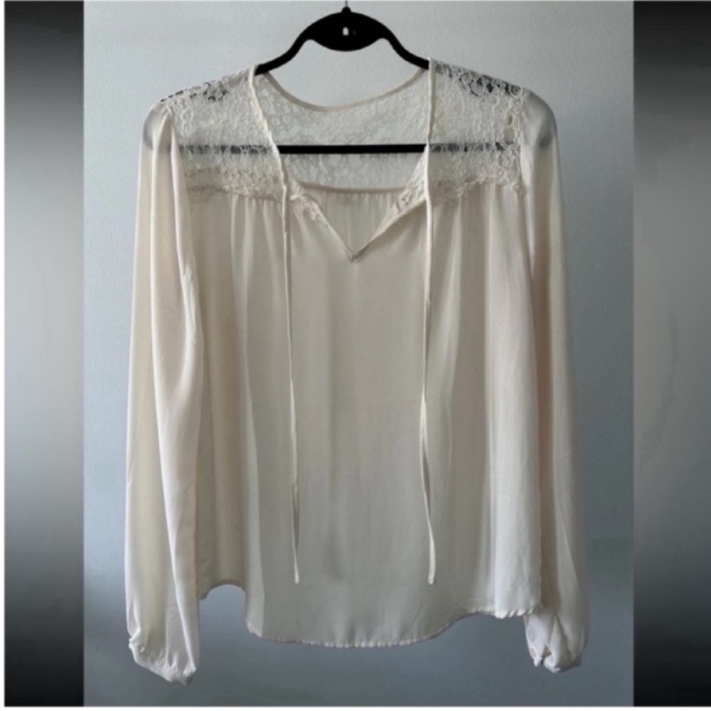 Forever21 cream blouse
